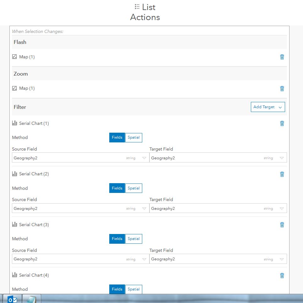 List of Actions - no vertical slider